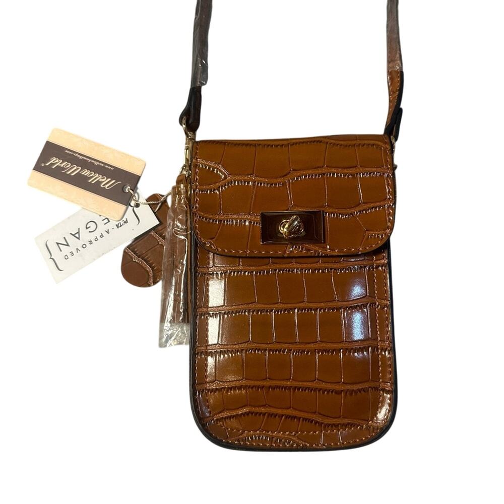 Mellow World Brown Vegan Crossbody Bag